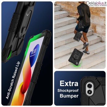 Smūgiams atsparus 360 dėklas su dirželiu (Xiaomi Redmi Pad 2 Pro) Smūgiams atsparus 360 dėklas su dirželiu (Xiaomi Redmi Pad 2 Pro)